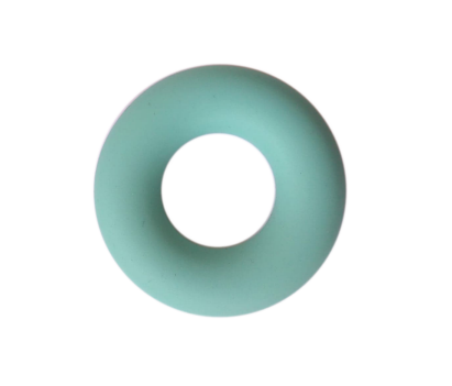 silikonowa oponka zawieszka gryzak turkusowa