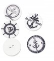 drewniane guziki marynarskie 20mm