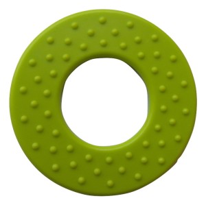 1szt okrągły gryzak, kółko, dodatek do zabawek, zielony