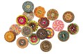 drewniane guziczki kolorowe 20mm
