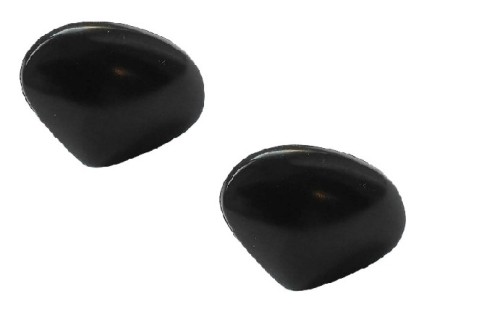 czarny nos plastikowy łezka 17mm
