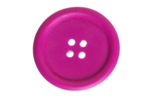 1szt drewniany guzik 40mm, 4cm, ciemnoróżowy