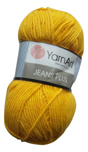 włóczka Jeans Plus żółta 35