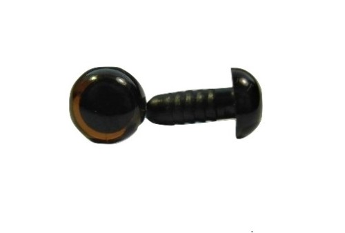 oczy do maskotek 10mm brązowe