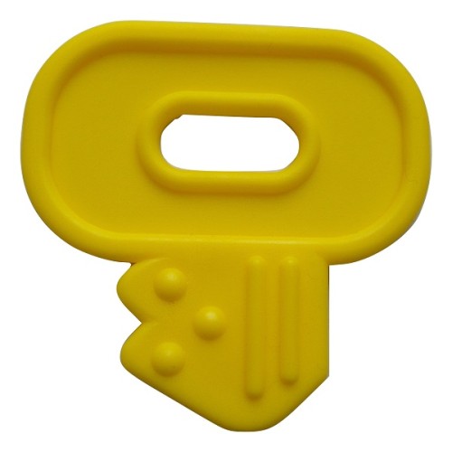 gryzak dodatek do zabawek kluczyk żółty