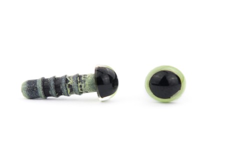 Safety eyes oczy zaciskowe do maskotek 6mm zielone