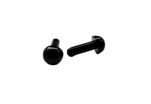 czarne oczy do zabawek 4,5mm małe