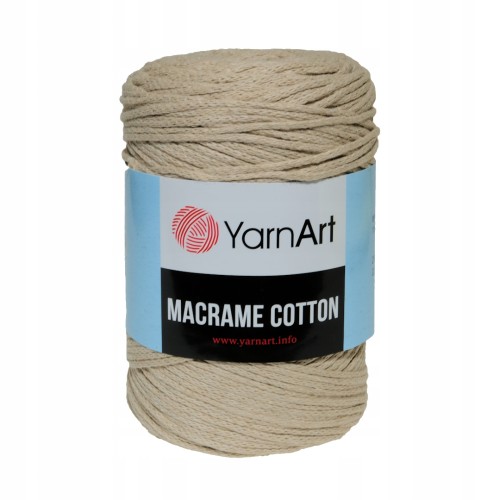 250g sznurek makrama Macrame Cotton beżowy 753