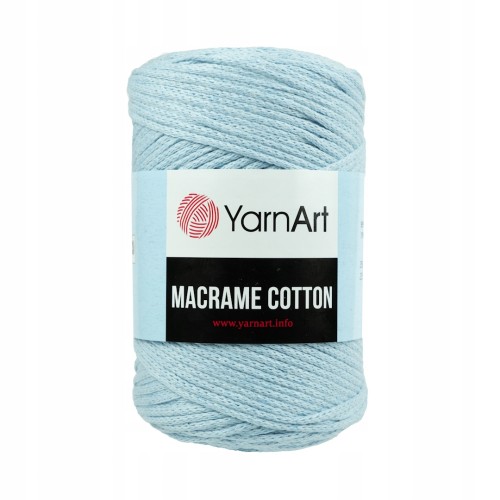 250g sznurek makrama Macrame Cotton błękit 760