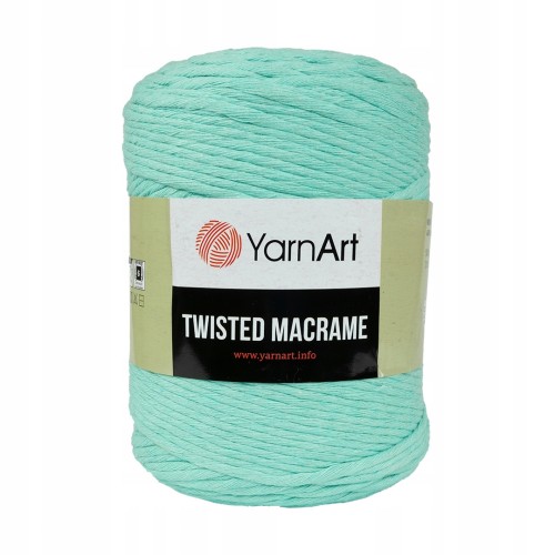 500g sznurek Twisted Macrame miętowy 775