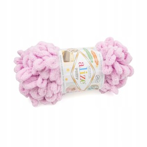 100g włóczka poliester Alize Puffy fioletowy 27