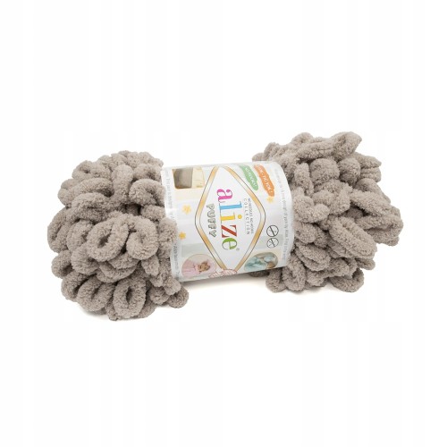 włóczka do przerabiania na palcach Alize Puffy beżowa 530