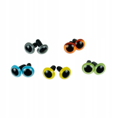 oczka zaciskowe 12mm mix kolorów