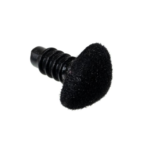 nosek zaciskowy flokowany 10x8mm czarny
