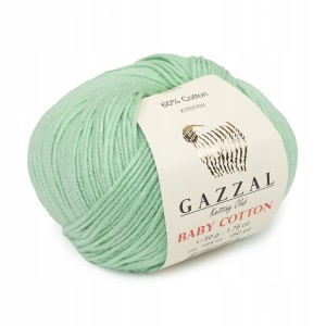 50g Gazzal Baby Cotton 3425 miętowy