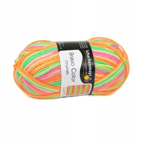 włóczka akryl Bravo Color neonowe kolory 02100