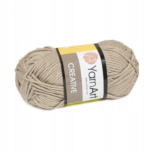 włóczka 100% bawełna YarnArt Creative 234 beż