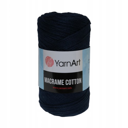 sznurek makrama Macrame Cotton granatowy 784