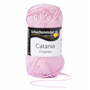 50g włóczka 100% bawełna Catania jasnoróżowa 246