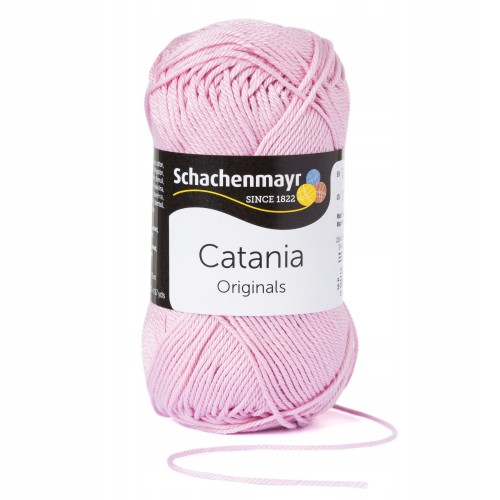 włóczka 100% bawełna Catania jasnoróżowa 246
