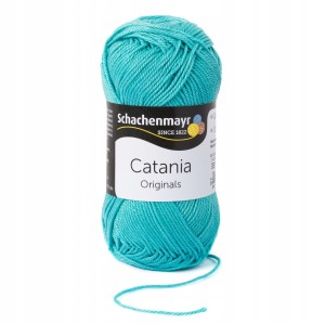 50g włóczka 100% bawełna Catania turkusowa 253