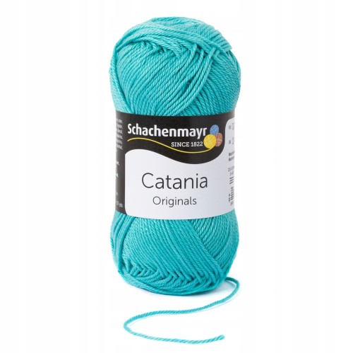 włóczka 100% bawełna Catania turkus 253