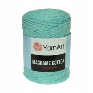 250g sznurek makrama YarnArt Macrame Cotton miętowy 775