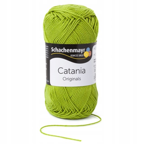 włóczka 100% bawełna Catania zielona 205