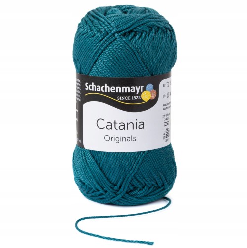 włóczka 100% bawełna Catania petrol 391