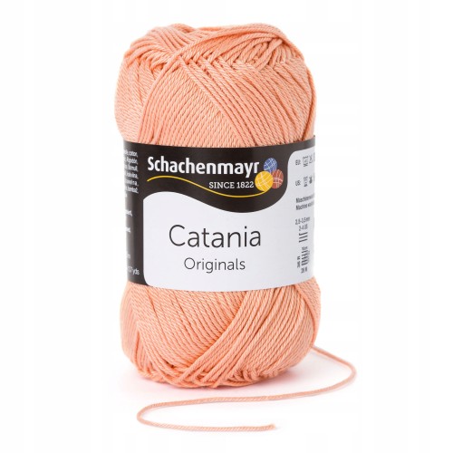 włóczka 100% bawełna Catania łososiowa 401
