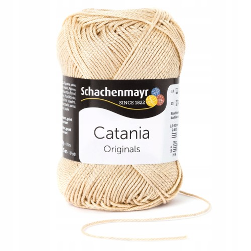 włóczka 100% bawełna Catania blady beż 404
