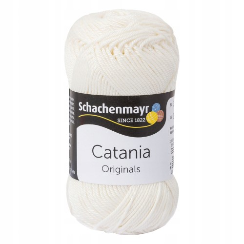 włóczka 100% bawełna Catania kremowobiała 105