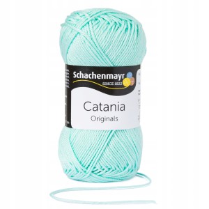 50g włóczka 100% bawełna Catania miętowa 385
