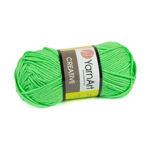 50g włóczka 100% bawełna YarnArt Creative jasnozielony 226