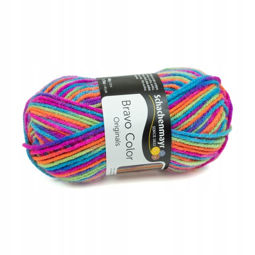 włóczka akryl Bravo Color neon 00095