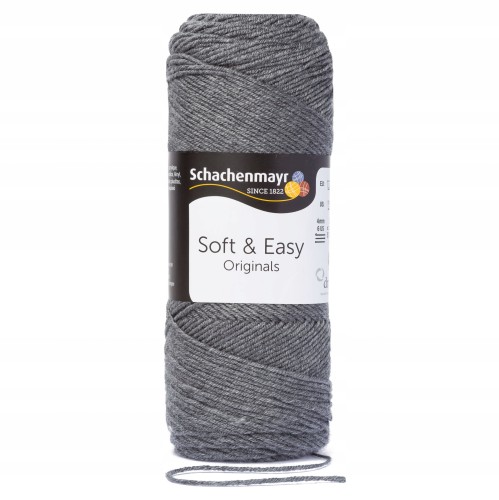 akryl antypilling Soft&amp;Easy 92 szary