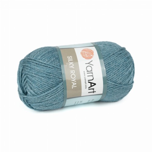 wiskoza wełna merino Silky Royal denim 431