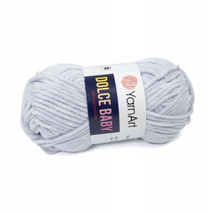 50g włóczka poliester Dolce Baby YarnArt gołębi 776