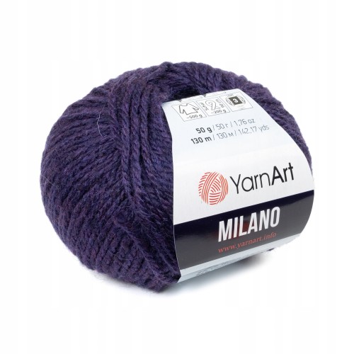 wełna alpaka akryl YarnArt Milano fiolet 872