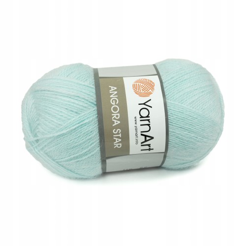 włóczka YarnArt Angora Star błękitna 215