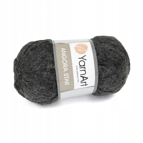włóczka YarnArt Angora Star grafit 359