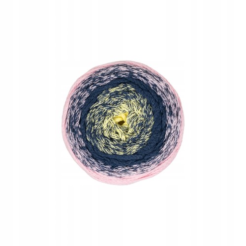 sznurek makrama Macrame Cake róż granat 14