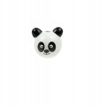 koralik drewniany miś czarno-biały panda
