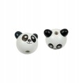 koralik drewniany miś panda