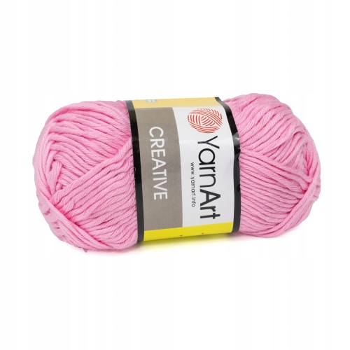 włóczka 100% bawełna Creative 230 różowy