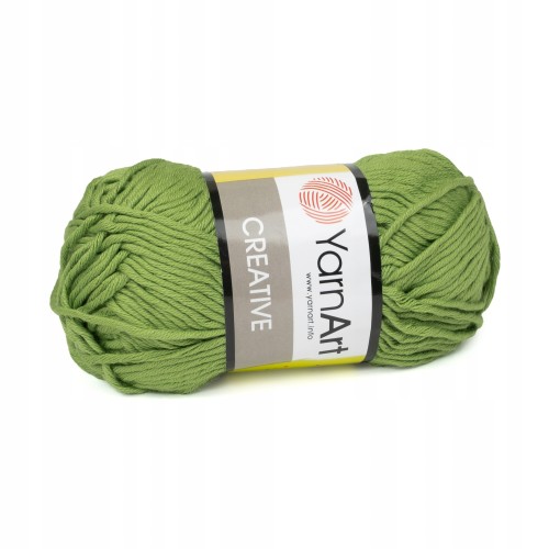 włóczka 100% bawełna Creative 235 zielony