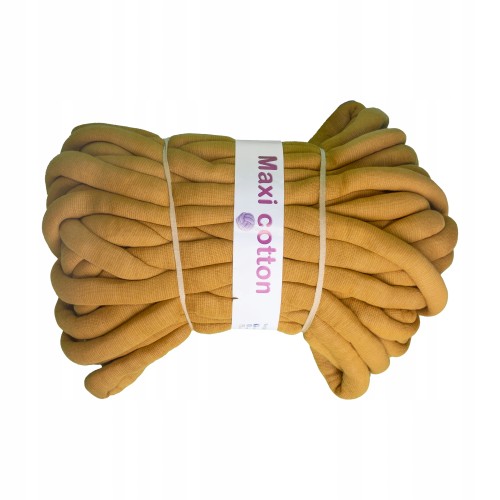 gruba włóczka Artland Maxi Cotton musztarda