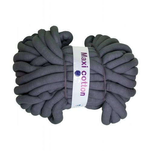 gruba włóczka Artland Maxi Cotton szary
