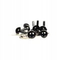 bezpieczne oczy 7,5mm czarne