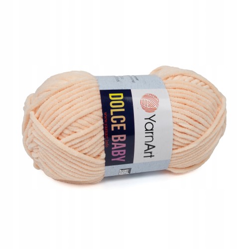 włóczka pluszowa Dolce Baby łososiowa 773